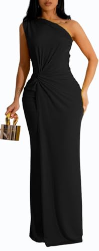Image of SxClub Formal Dress for Women Cocktail Sexy Bodycon Sleeveless Evening Party Floor Length Long Prom Dresses