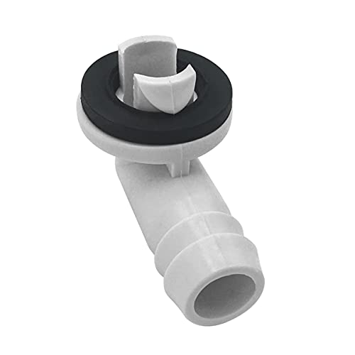 LBG Products 3/5 Inch Air Conditioner Drain Hose Elbow Connector for Window Air Conditioner Unit or Mini-Split AC Units,White