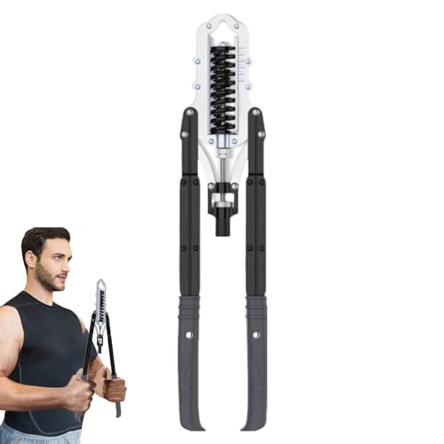 Equipo de entrenamiento para brazos y pecho,Máquina para ejercicios de brazos - Equipo de fitness para entrenamiento muscular del hombro - Equipo de ejercicios ajustable con barra