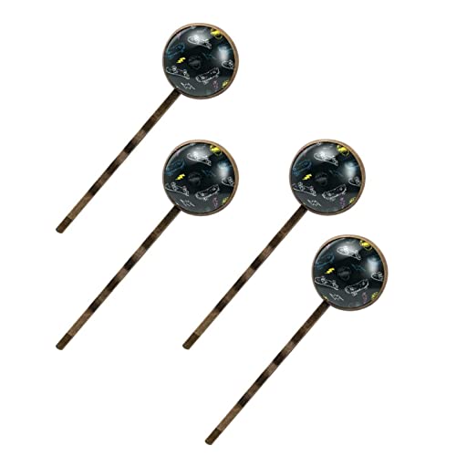 Barrettes à cheveux anti-glisse lot de 4 pour fixer les coiffures de mariage rebelles