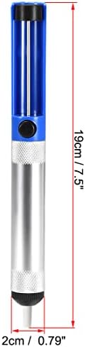 sourcing map Desoldering Pump 7.5 Inches Solder Sucker Manual Vacuum Solder Removal Hand Tool 3Pcs