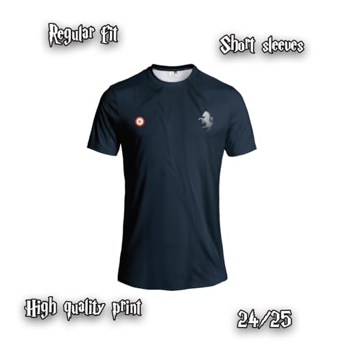 Camiseta de fútbol 2024 2025, color negro y blanco. Camiseta de fútbol neutral. Réplica oficial., Visita, L