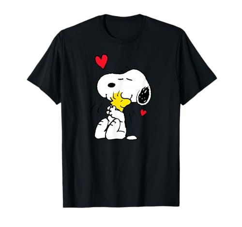 Product Image of the Peanuts Valentine Snoopy and Woodstock Lots of Love Short Sleeve T-Shirt