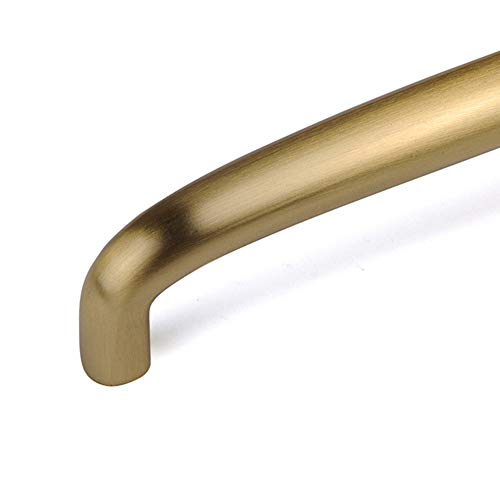Tirador de puerta de latón macizo dorado para muebles elegantes 5