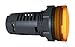 SCHNEIDER ELECTRIC, XB5EVB5, LED Panel Mount Indicator, Round, Orange, 24 VDC, 22 mm, IP66, IK05, NEMA 4X, NEMA 13
