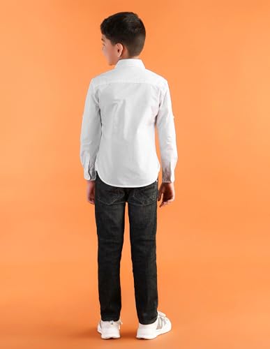 Image of U.S. Polo Assn. Kids Regular fit Logo Cotton Long Sleeves Casual Shirts