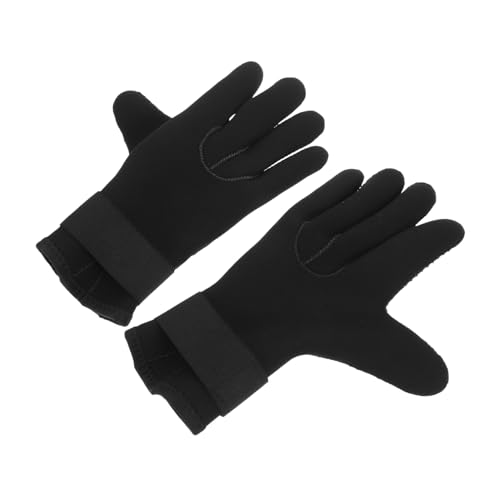 Guantes de buceo de neopreno Mikikit antideslizantes negros para aguas frías