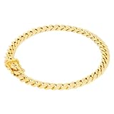 Nuragold 10k Real Yellow Gold Miami Cuban Lightweight Link 5.7mm Chain Bracelet (7'-9') Italian Jewelry for Men & Women - 7'