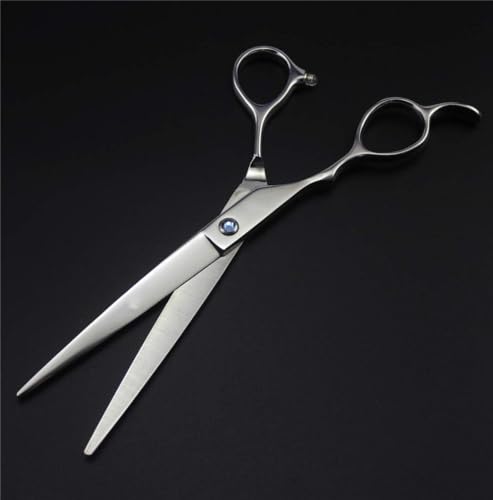 Professionelles Fellpflegescheren-Set für Haustiere, 17,8 cm, 6 Stück, inklusive Effilier- und gebogener Schere, langlebige 9CR scharfe Klingen für die Hundepflege