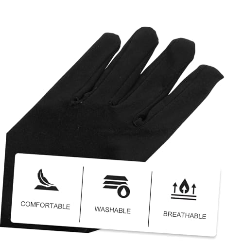 Butterfly Bow Decorated Dress Gloves Satin Gloves for Girls Opera Style for Parties Wedding Formal Occasions3