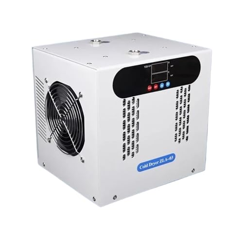 DMETE Secador de Aire frío de 200 l/min con Condensador electrónico, Filtro de extracción de Agua, deshumidificador y secador frigorífico. Amplia compatibilidad