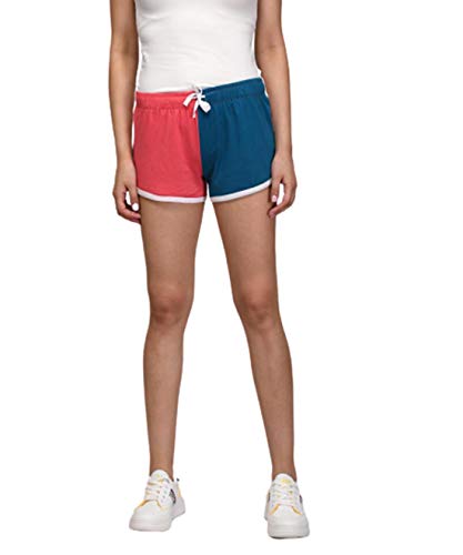 Image of KOTTY Women's Night Shorts(LightRed&Purple,26)