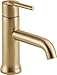 Delta Faucet Trinsic Single-Handle Bathroom Faucet with Metal Drain Assembly, Champagne Bronze 559LF-CZMPU