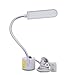 Sewing Machine Light, Tohoer Magnetic Multi-Task LED Light with 6 Watt 33 Daylight LEDs-Multifunctional Flexible Gooseneck Arm Work Lamp for Workbench Lathe Drill Press Gray and car Repair (White)