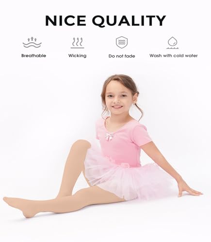 Toddler Tights Ballet Tights for Girls Pantyhose School Uniform Dance Tights4