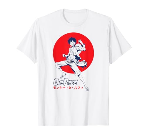 One Piece Anime Luffy D. Monkey Action Pose T-Shirt