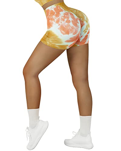 Image of SUUKSESS Women Seamless Booty Shorts Butt Lifting High Waisted Workout 3 inch
