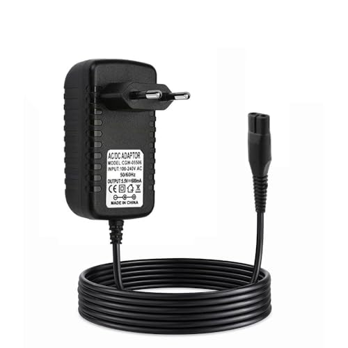 Fuente de alimentación para limpiacristales Kärcher, Cable de Carga de 5,5 V. Compatible con los limpiacristales Kärcher WV2, KV4, WV50, WV50, WV60 Plus, WV60, WV6, WV70, WV75, WV75 Plus, WV Easy, WV
