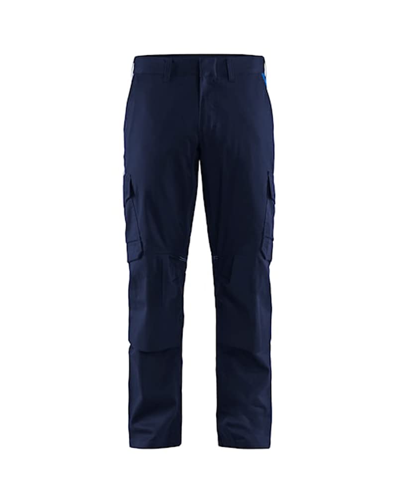 Blaklader Industrie Stretch Arbeitshose mit Kniepolstertaschen Marineblau/Kornblume Größe