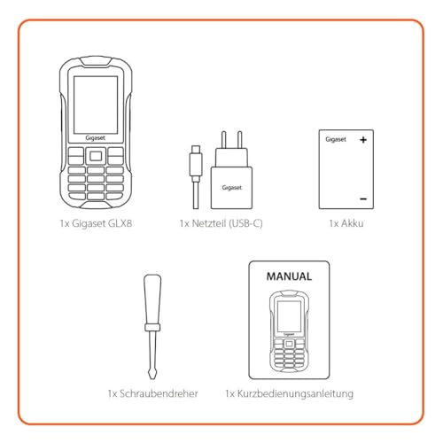Gigaset Gigaset GLX 8 Dual Sim Téléphone portable outdoor - vue 7