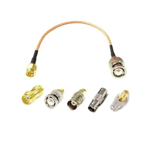 Câble BNC mâle RG316 30cm cordon coaxial 50 Ohms kit adaptateurs multibandes