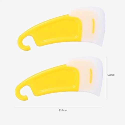 Silikon Tava Kazıyıcı Spatula, Mutfak Temizleme Aparatı, Yağ ve Yemek Artığı Temizleyici - Görsel 5