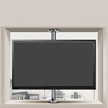 TV Floor Stand, Adjustable Tv Wall TV Mount, LCD TV 360 Degree Rotating Frame Floor Stand Partition Wall Rotating Rack Rotating TV Cabinet Rotating Base, Fits Most 32,55in LCD,One Color,88114CM