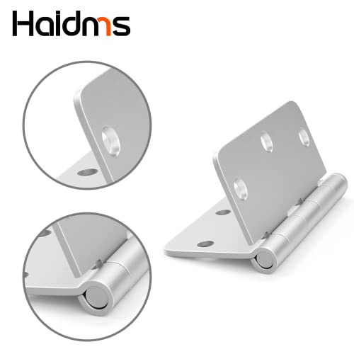 24 Pack Satin Nickel Brushed Door Hinges Haidms 3.5 Inch X 3.5 Inch Interior Door Hinges Silver Doors Hinges Satin Nickel Finish With 1/4" Radius Corners #TOP5
