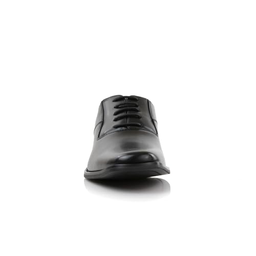 Ferro Aldo Alvin MFA19696 Men's Plain Square-Toe Derby Dress Shoes3