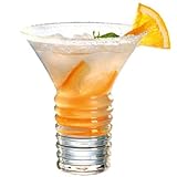 HOMSFOU Cocktailglas 240 Ml Glasbecher für Whisky Wein und Getränke...