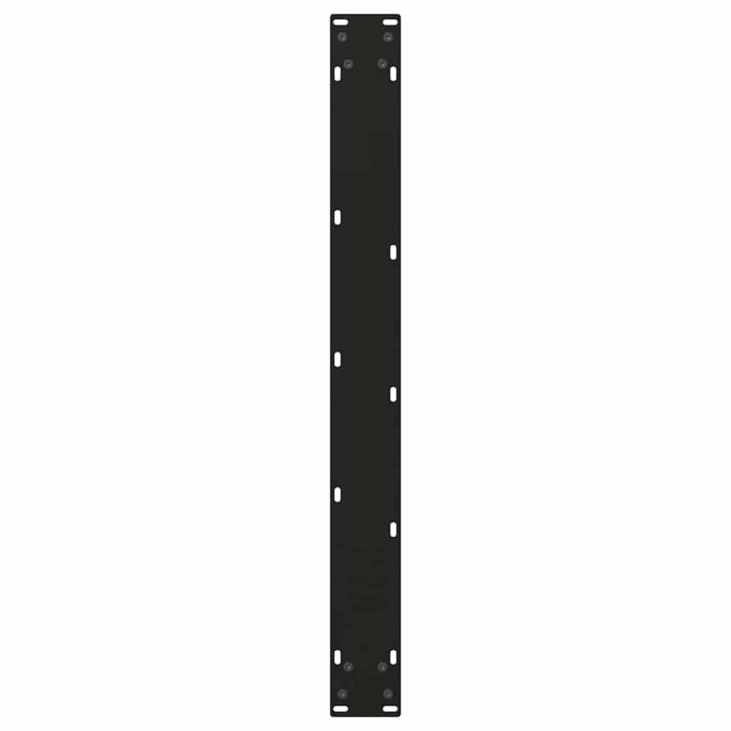 Lot de 3 pieds de table à manger en forme de V - Noir - 100 x 72-73 cm - En acier - Pieds de table réglables pour table à manger, bureau, table de cuisine et de travail, cadre robuste
