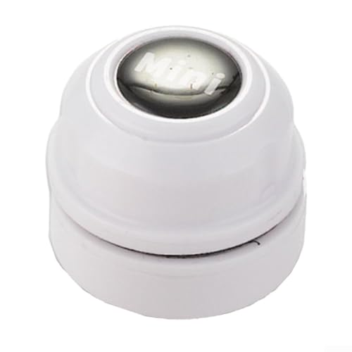 Mini brosse de nettoyage magnétique pour aquarium en verre de 4 à 15 mm d'épaisseur, brosse rigide et douce pour l'entretien des aquariums (blanc)