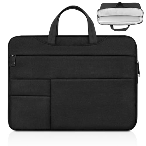 Bolsa para Notebook, Capa para Notebook 15,6, Bolsa Multifuncional à Prova de Água com Alça Oculta, Aplicável Tanto a Homens Como a Mulheres