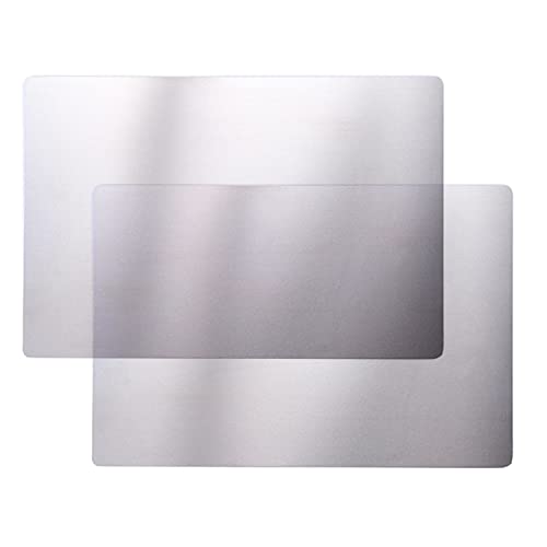 OTCRAFT 2Pcs 6x8.5 inch Stainless Steel Adapter Plate for Die Cutting Universal Shim Plate, Kitchen Crafting Tool