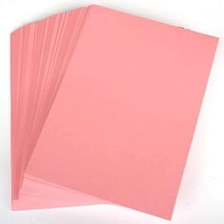 Stella Crafts - Cartulina (tamaño A5, 50 hojas), color rosa claro