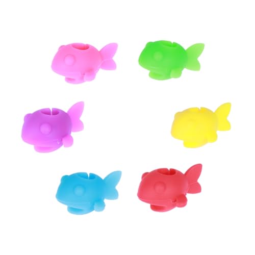 TOPPERFUN 6pezzi Marcatori Per Silicone Segnabicchiere Per Per e Celebrazioni Facili e Riutilizzabili