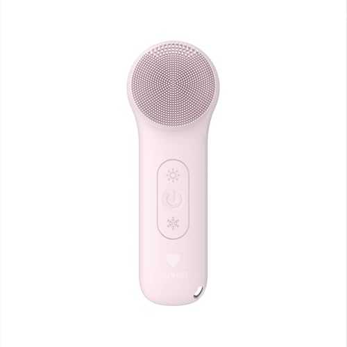 Brosse exfoliante vibrante rotative visage étanche en silicone avec massage nettoyant