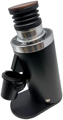 Turin DF64 Gen 2 Single Dose Coffee Grinder - 64mm Flat Burrs, Black or White, Stainless Steel or DLC Burrs, Low Retention, Stepless Adjustment (Stainless Steel Burrs, Black) - Thumbnail 3
