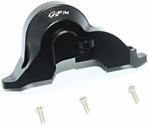 GPM For Traxxas TRX-4 Trail Defender Crawler/TRX-6 Merc-Benz G63 Upgrade Parts Aluminum Transmission Upper Spur Gear Case Cover - 1Pc Set Black
