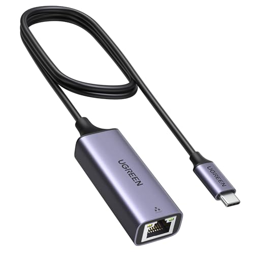 Image of UGREEN USB C to Ethernet Adapter, Plug and Play 1Gbps Aluminum Adapter