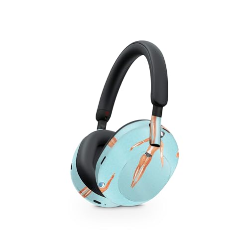 Image of MightySkins Glossy Glitter Skin Compatible with Sony WH-1000XM5 Headphones - Upstream | Protective, Durable High-Gloss Glitter Finish | Easy to Apply, Remove, and Change Styles