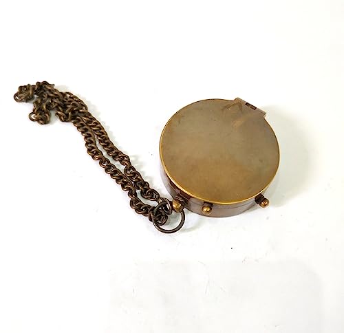 Brújula de bronce personalizada para nieto miniatura 2