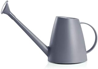 Watering Can Indoor Outdoor Plant Watering Can 1.8L Plastic Watering Can with Long Spout Easy Pour Watering Can for Garden House Plants(Grey)