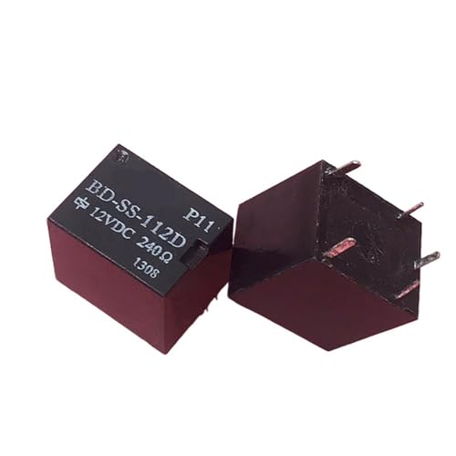 Relé electromecánico BD-SS-112D 12V de 5 pines para circuito