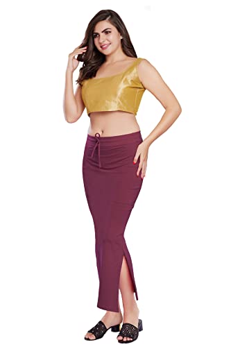 Image of RANI SAAHIBA Women's Stretchy Slim Fishcut Petticoat Cotton Shapewear