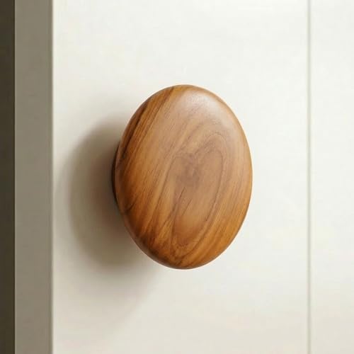 Image of Teak Wood Handle for Main Door /Door Handle for Home & Office /Pull & Push Handle for Main Door /Modern Designer Handle - Pack of 1 (Full, 4 Inch)- Model 5034-| 3 Years Warranty |