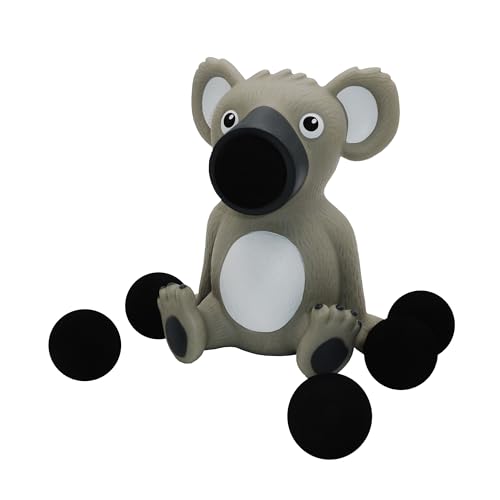 LEIF Plopper Koala mit 6 Schaumstoffbällen |Lustiges Spielzeug für draußen und drinnen | Indoor und Outdoor Spiele für Kinder mit Ball|Ballspiele Mädchen und Jungen ab 4 Jahren