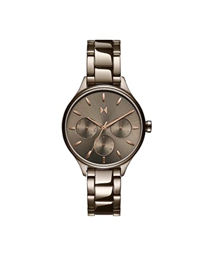 Montre bracelet en acier inoxydable taupe MVMT montre chic et multifonction
