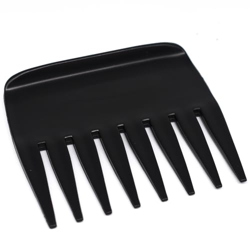Professional Streaker Texture Hair Styling Comb - 8-Widly-Spaced Teeth for Pompadour Slickback Detangling for Men Women Hair Beard Care Shaping Wet Pick Shampoo Hairdressing in Home Office Salon
