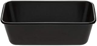 Prestige Inspire 7 Inch Loaf Tin - Non Stick Loaf Tins For Baking 18cm x 9cm, Freezer & Dishwasher Safe, Heavy Gauge Carbon Steel Bakeware, Black